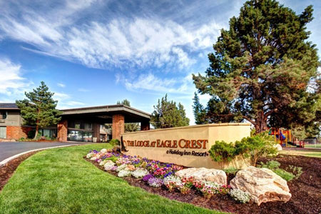 front of the Eagle Crest Resort